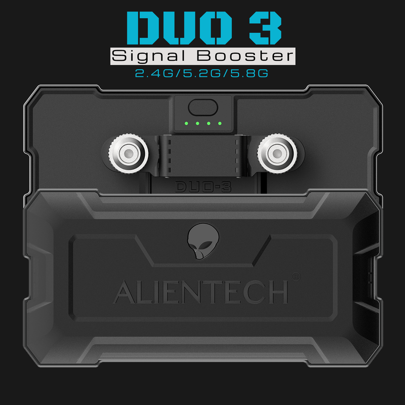 ALIENTECH DUO 3 antenna signal booster range extender for DJI/Autel/Parrot/FPV drones