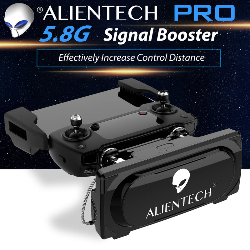 ALIENTECH PRO 5.8G Antenna Signal Booster Range Extender whit amplifier for DJI Mavic air 1 / 2 Drones - ALIENTECH
