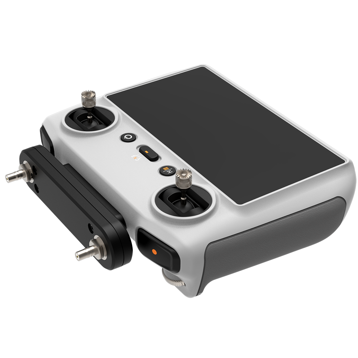 The controller of the modified DJI RC for DJI mini 3 / pro can be equipped  with an external ALIENTECH antenna