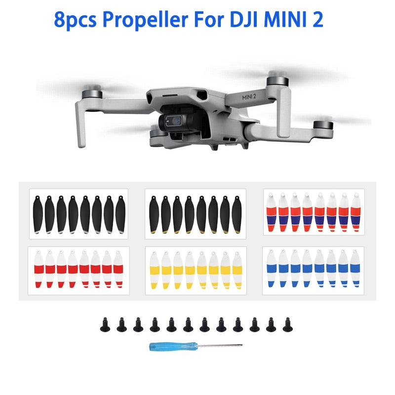 8pcs 4726 Propeller For DJI Mini 2/MINI SE Drone Light Props Blade Replacement Wing Spare Parts For Mavic Mini 2 Accessories