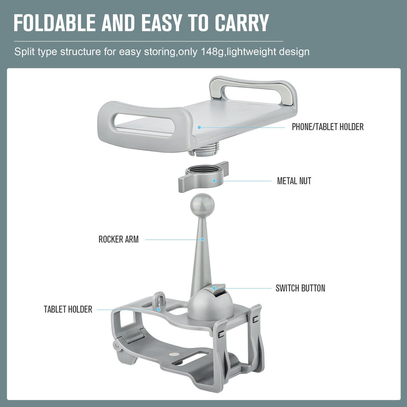 Foldable Expansion Bracket Mavic 3 Air 2S Tablet Holder Portable Remote Control Phone Ipad Holder for Mini 2 Universal Drone