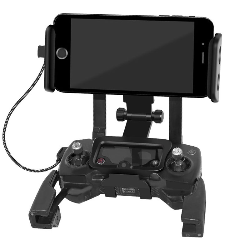 Phone Tablet Holder Mount for DJI Mavic 2/MINI/PRO/Spark/AIR Front View Bracket with Lanyard Remote Control Portable Accessories