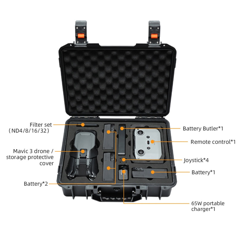 Drone Protector Storage Travel Carrying Case Hardshell Waterproof Protector Bag for DJI Mavic 3 Handbag Accessories