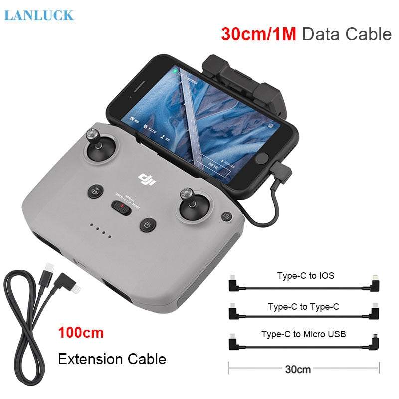Cable 30cm – USB-C Remote to USB-C Device - Drone Accessories