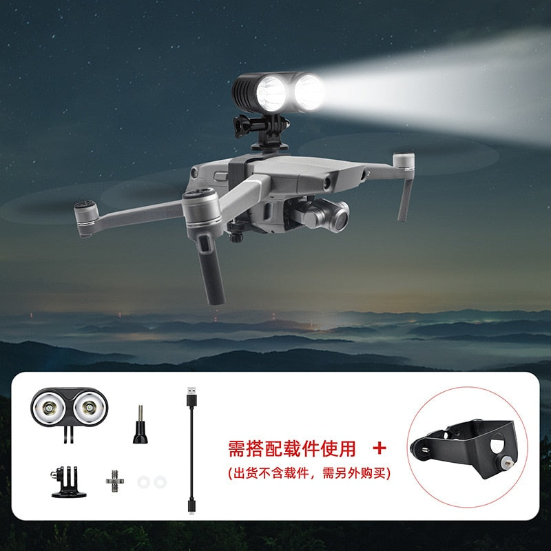 Drone Searchlight SOS Signal Light Rechargeable Night Light for DJI FPV/Mavic2/ Mavic 3/Phantom/AIR 2S/2 Drone Accessories