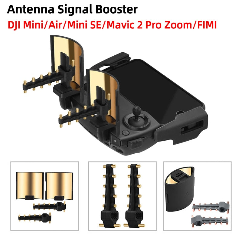 Yagi Antenna for DJI Mavic Mini/2 Pro Zoom Spark Air FIMI X8 Mini Drone Remote Controller Signal Booster Strengthen Accessory