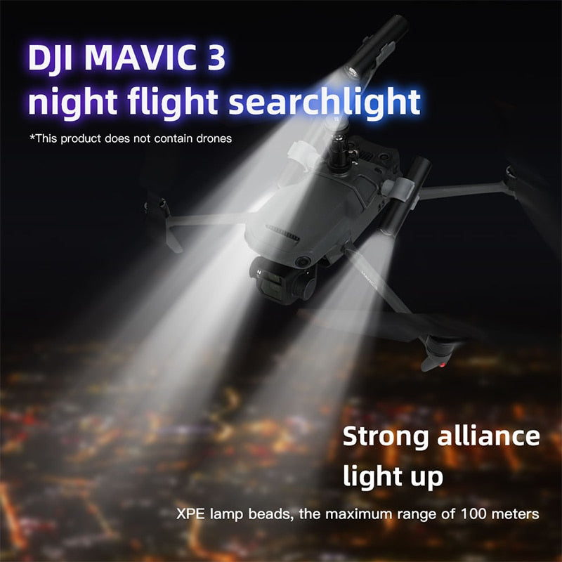 For DJI Mavic 3 Searchlight Night Flight Light Flashlight Signal Lamp Strong Light for DJI Mavic 3 Drone Accessories