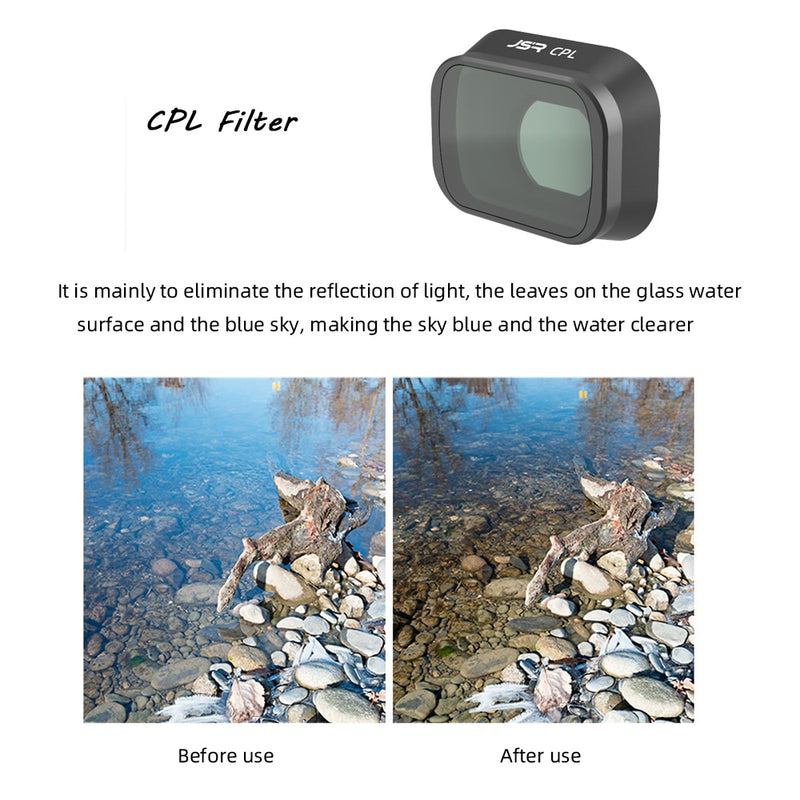 Drone Filter For DJI Mini 3 Pro Neutral Density Polar Camera Accessories UV CPL ND NDPL64/8/16/32/1000 Mini 3 Pro Filter