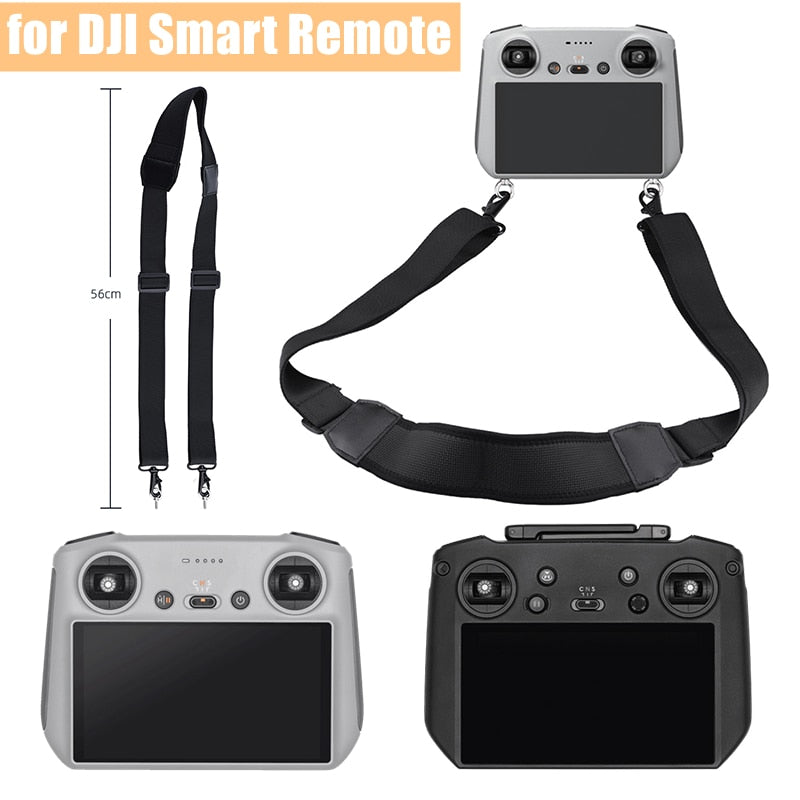 for DJI Mavic 2 PRO Zoom/MINI 3 PRO Remote Control with Screen Lanyard Neck Strap Hanging Strap Smart RC Accessory