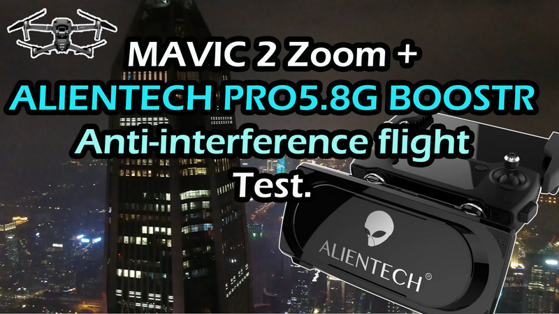ALIETNTECH PRO5.8G antenna signal booster lange expender with Mavic 2 zoom