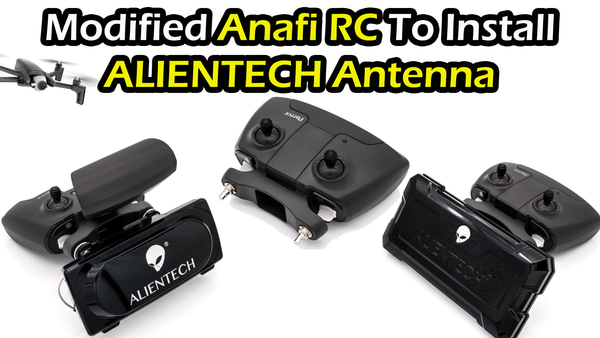 Modified Anafi Controller To Install ALIENTECH Antenna