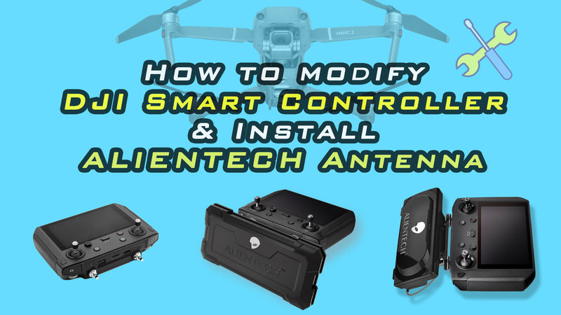 How to modify antenna of the DJI smart controller？