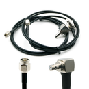 ALENTECH 1&2 meter RG316 Coaxial Cable whit QMA-JW/SMA-K  adapter connector for Link FPV drone glasses and remote control