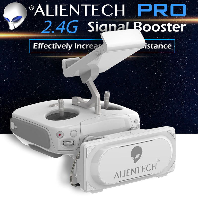 ALIENTECH PRO 2.4G Antenna Signal Booster Range Extender whit amplifier for DJI Phantom 3 / 4 Advanced / Pro / V2.0 / RTK Drones - ALIENTECH