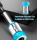 Bits for Screwdriver Alloy Magnetic Ring Electric  Screwdriver Bits Anti-corrosion Strong Magnetizer Screwdriver Drill Bit Set