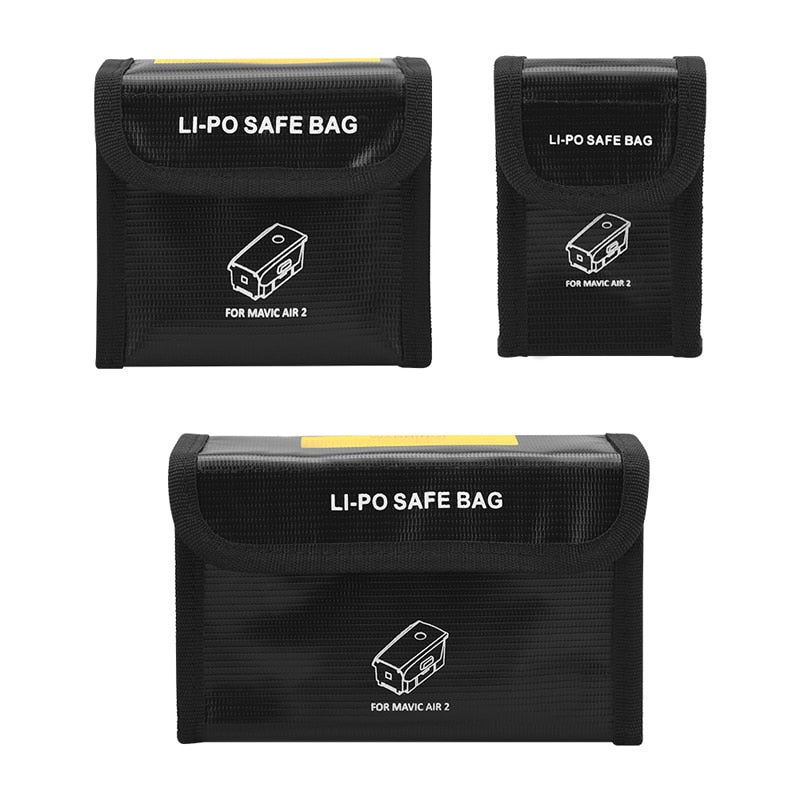for Mavic air 2/air 2s Battery Safe Bag Storage Case Transport Safety Protector Explosion-proof Drone Accessory