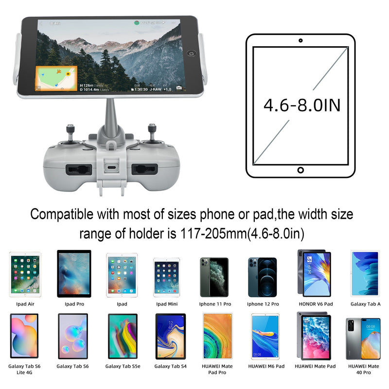 Foldable Expansion Bracket Mavic 3 Air 2S Tablet Holder Portable Remote Control Phone Ipad Holder for Mini 2 Universal Drone