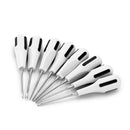 8pcs/Set Stainless Steel Dental Luxating Lift Curved Root Elevator Dentistry Surgical Screwdriver