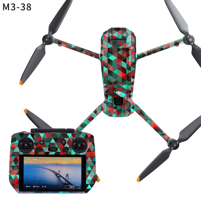 DJI Mavic 3 Drone Sticker Full Encirclement PVC Stickers Body Camouflage Colorful Skin for DJI Mavic 3 Quadcopter Accessories
