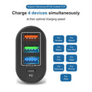 ANSEIP USB 48W PD Quick Charge USB Type c Wall Charging For iPhone 12 11 Samsung Xiaomi Mobile 4 Ports EU US Plug Charge Adapter
