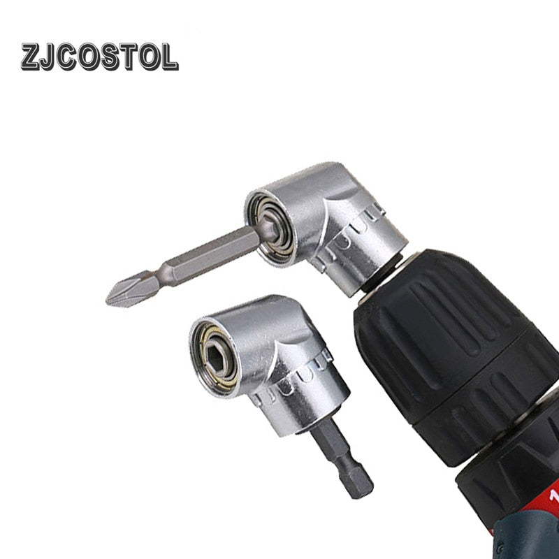 ZJCOSTOL Hex Bit 105 Degree Angle Screwdriver Socket Holder Adapter Adjustable Bits Drill Angle Screwdriver  Batch Head No a Set