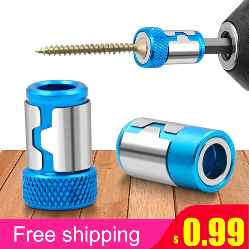 Bits for Screwdriver Alloy Magnetic Ring Electric Screwdriver Bits Anti-corrosion Strong Magnetizer Screwdriver Drill Bit Set