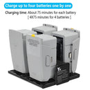 Yx 4 in 1 Portable Mavic Air 2 2S Battery Charger For DJI Mavic Air 2 2S Converter Battery Charging Hub Smart Charger LED Screen