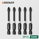 Greener Screw Electric Screwdriver Set 50 65 70 90 150mm Impact Strong Magnetic Batch Head Cross High Hardness Hand Drill Bit