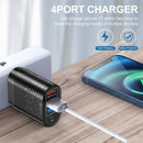 ANSEIP USB 48W PD Quick Charge USB Type c Wall Charging For iPhone 12 11 Samsung Xiaomi Mobile 4 Ports EU US Plug Charge Adapter