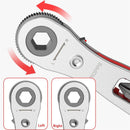 Upgrade 36 Teeth Ratchet Two-way Screwdriver Multi-function Turning Right Angle Screwdriver Set For Narrow Space DIY Hand Tool