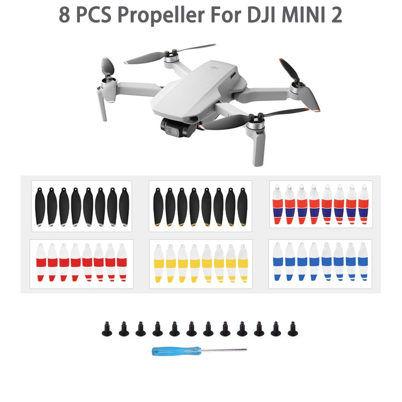 8pcs 4726 Propeller for DJI Mini 2/SE Drone Light Props Blade Replacement Wing Fans Spare Parts for Mavic Mini 2/SE Accessories