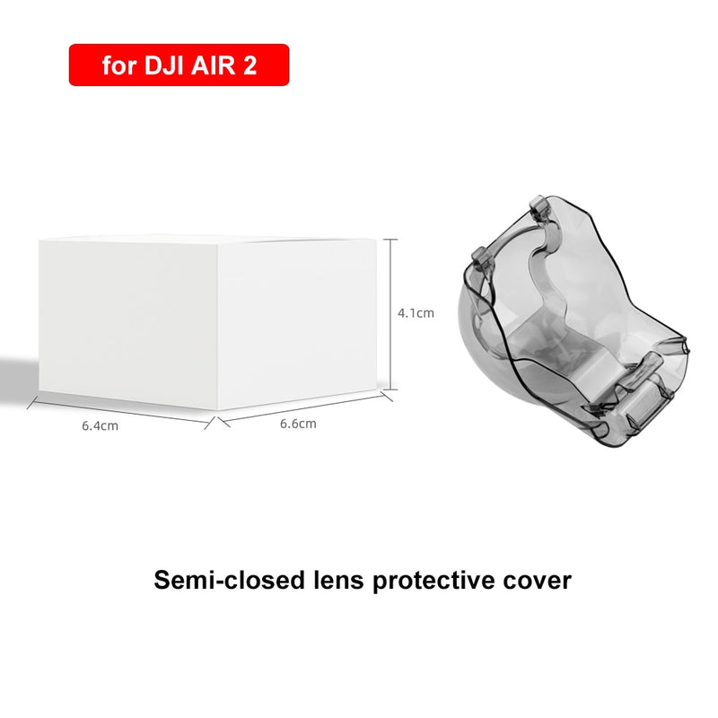 Gimbal Lock Camera Lens Cap for DJI Mavic Air 2/AIR 2S Drone Camera Guard Lens Hood Cap Protective Cover Accessories