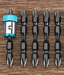 Bits for Screwdriver Alloy Magnetic Ring Electric Screwdriver Bits Anti-corrosion Strong Magnetizer Screwdriver Drill Bit Set