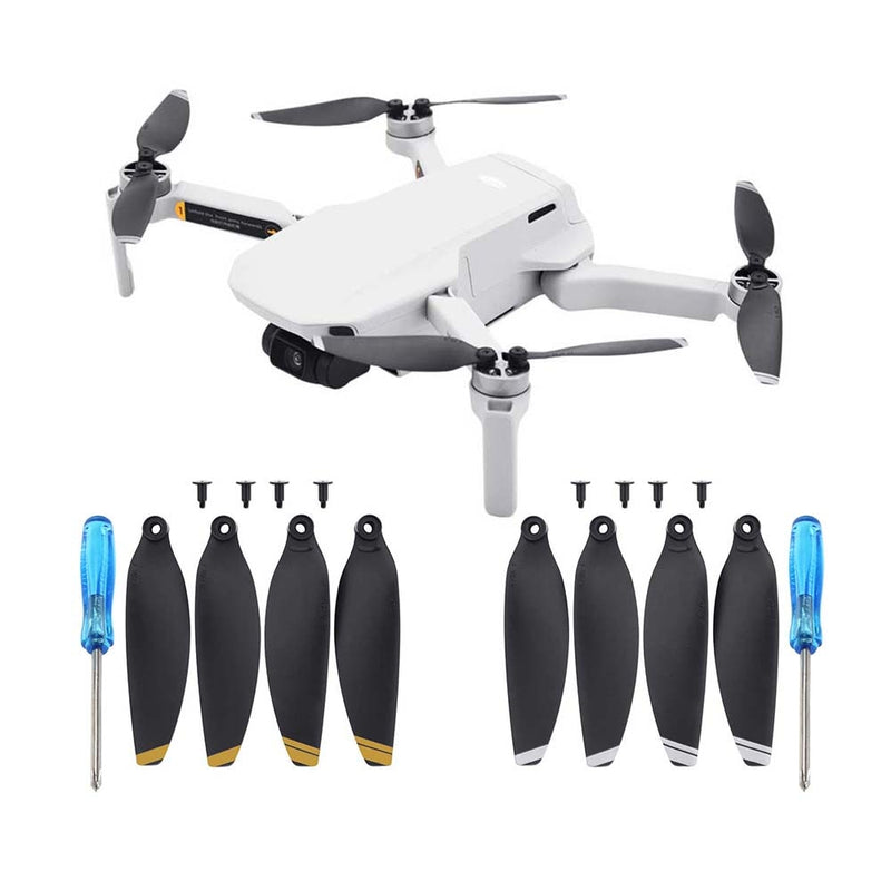 8pcs Low Noise Propeller Set For DJI Mavic Mini 2 Drone - Replacement Blades