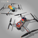 For DJI Mavic 3 Sticker Waterproof PVC Drone Body Skin Protective Arm Remote Control Protector Mavic 3 Drone Accessories