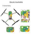 PVC Skin Stickers for DJI Mavic 3 Drone Decal Skin Sticker Drone Body + Remote Controller + Arm Stickers Protective Film