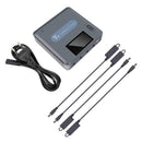 Multi Charger for DJI Air 2s Mavic Air 2 Battery Charger Remote Control Intelligent Fast Charging Hub LCD Display Accessories