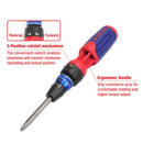 WORKPRO Ratcheting Screwdriver 12 in 1 Screwdriver set Quick Load Mechanism Screwdrivers S2 Bits Screwdriver Bit Set