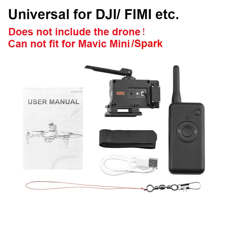 dji spark fishing accessories Gannet Sport Bait Release for Mavic and Mavic 2 our buoyancy collar is built to last in harsh saltwater and freshwater environments iEago RC Mavic 2 Pro