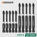 Greener Screw Electric Screwdriver Set 50 65 70 90 150mm Impact Strong Magnetic Batch Head Cross High Hardness Hand Drill Bit