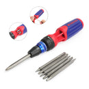 WORKPRO Ratcheting Screwdriver 12 in 1 Screwdriver set Quick Load Mechanism Screwdrivers S2 Bits Screwdriver Bit Set