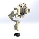 HONTOO Gimbal Shock Absorbing ARM 5.5KG FOR DJI RONIN S RS2 RC2 Power supply plate Car rig rack stabilizer ARM for 3-Axis gimbal