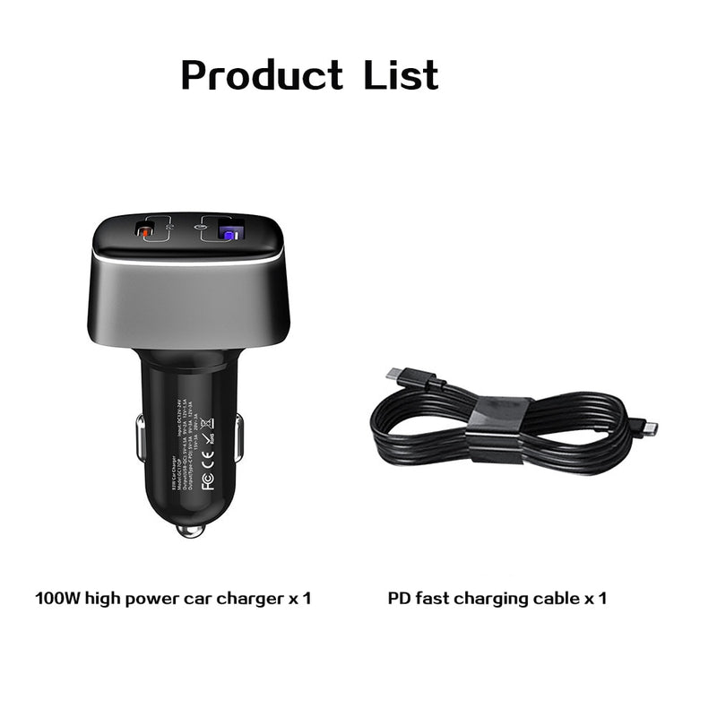 for DJI Mavic 3 Car Charger Adapter for Mavic Mini 2 Remote Control 100W Battery Charger with USB Port Charger Drone Accessories