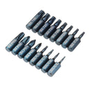 BROPPE 17 In 1 Screwdriver Bit Set Alloy Steel 1/4 Inch Hex Shank Magnetic Screwdriver 4 Types