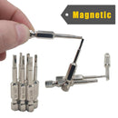 6pcs Magnetic Triangle Screwdriver Bits S2 Steel 1/4 inch Hex Shank Screwdriver Bit Set DIY Hand Tools