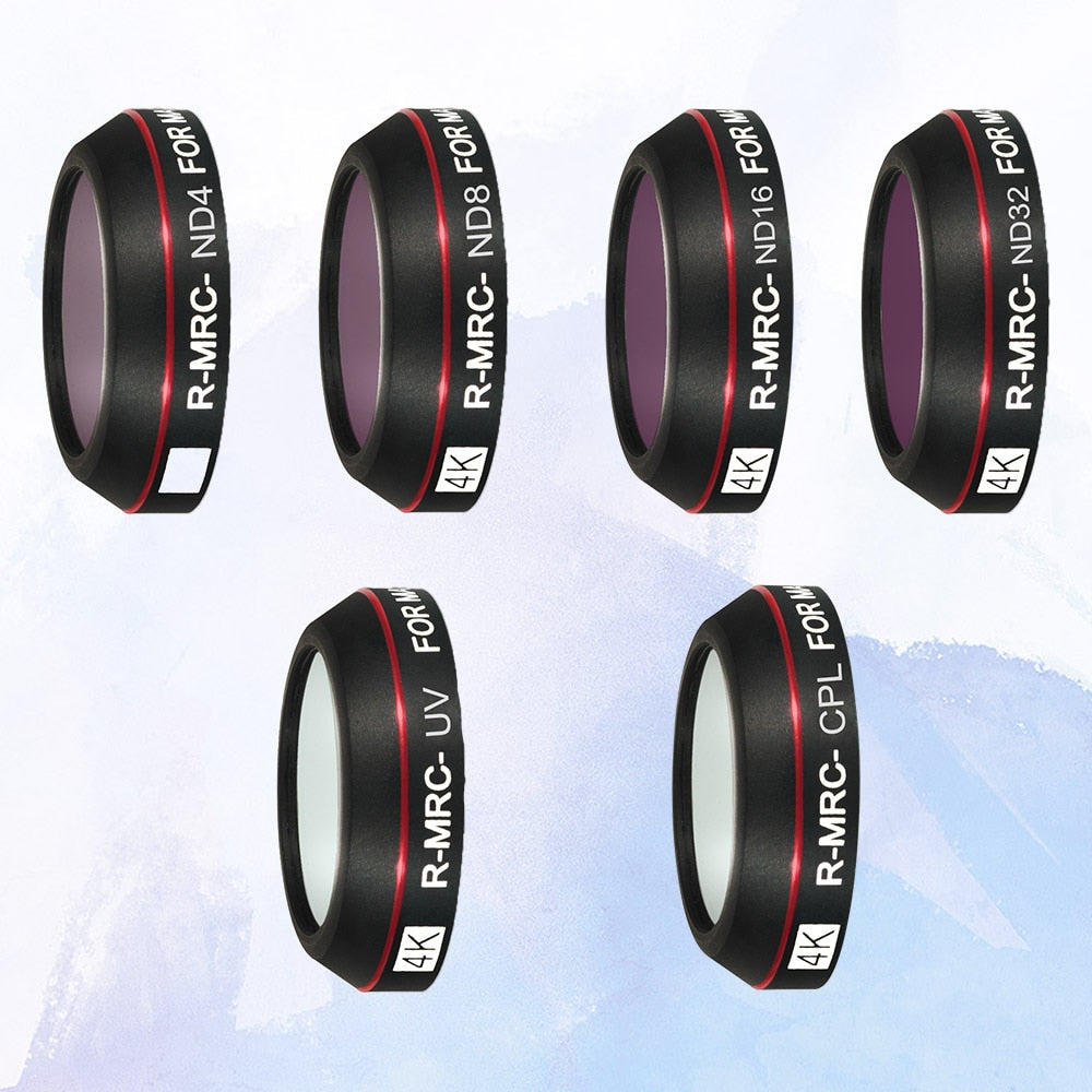 For Mavic Pro 4K Camera Filters UV CPL Neutral Density Lens Filter Set