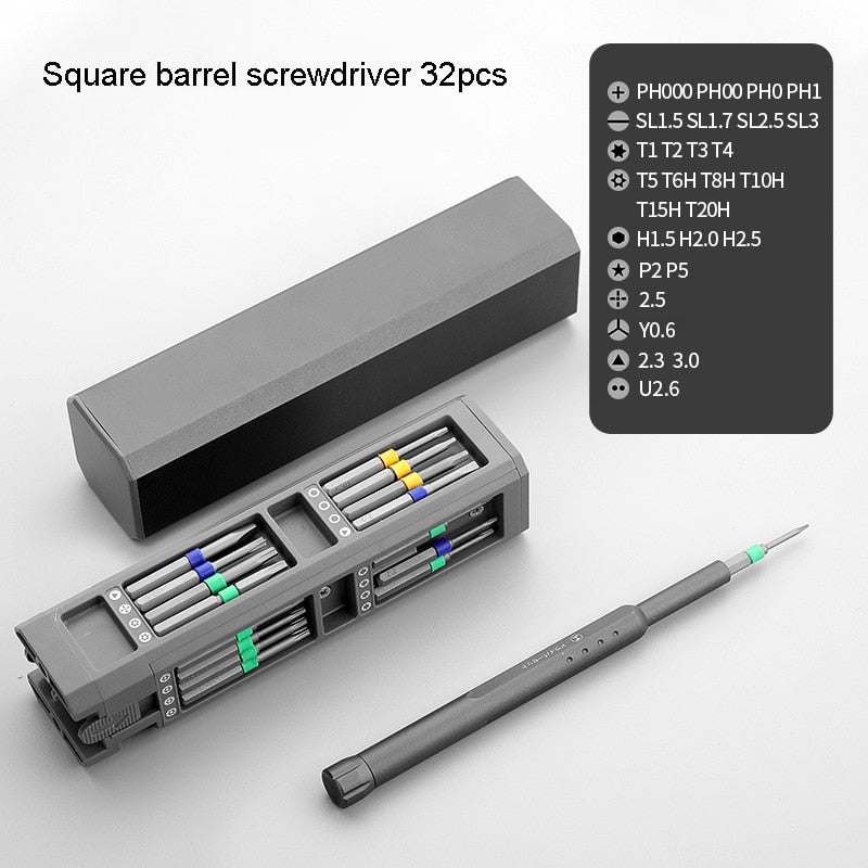 Multifunction screwdriver set S2 Phillips slotted Precision Screw driver bit Mobile notebook maintenance tool hand tools