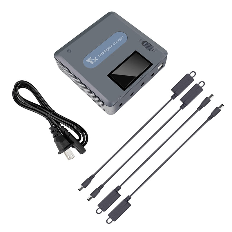 Multi Charger for DJI Air 2s Mavic Air 2 Battery Charger Remote Control Intelligent Fast Charging Hub LCD Display Accessories