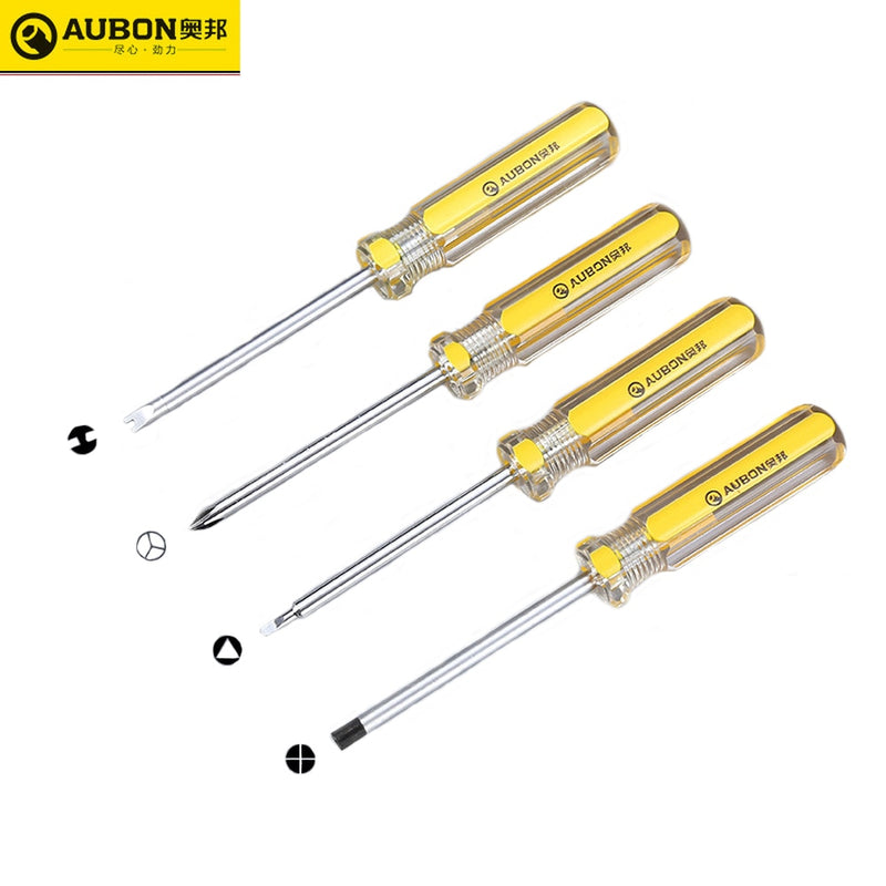 AUBON Strong Magnetic Special Type Screwdriver Screwdriver "U" Shape "Y" Shape Triangle Screwdriver Household Screwdriver