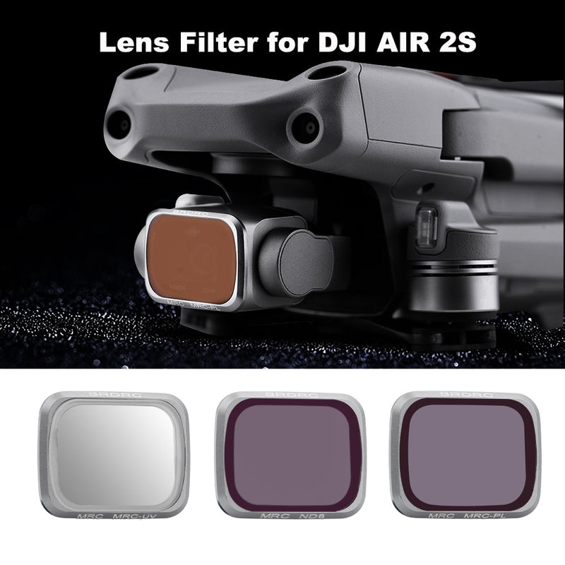 Lens Filter for DJI Air 2S ND ND4/8/16/32 /CPL/UV Lens Filters Sets for DJI Mavic Air 2S Filter Sets for Mavic Air 2S Accessory